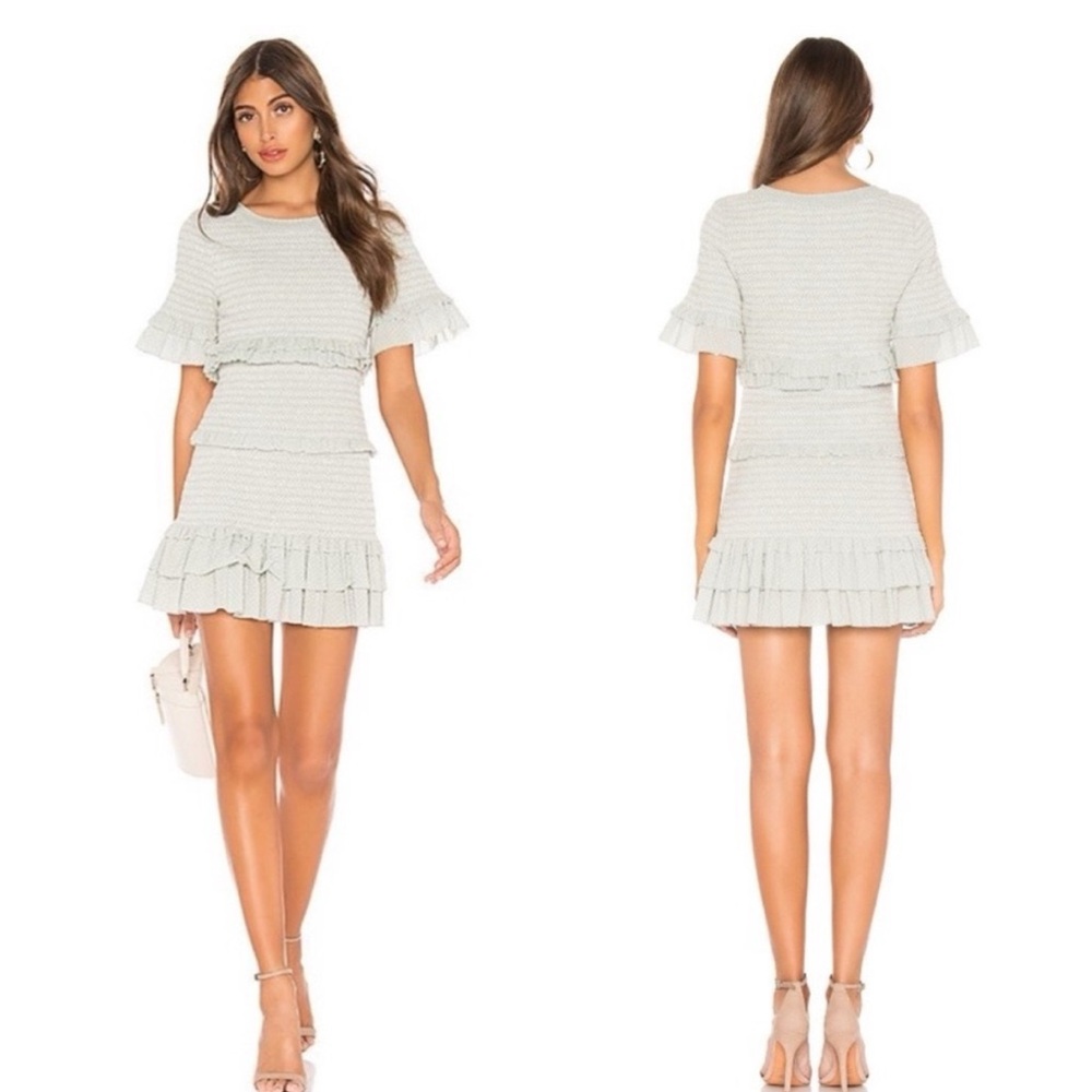 Loveshackfancy Aveline Dress in Seaglass Size Small!